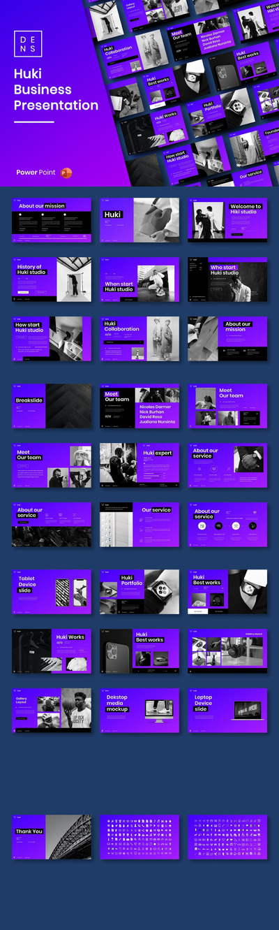 时尚高端绚丽的高品质商业商务powerpoint幻灯片演示模板（pptx）