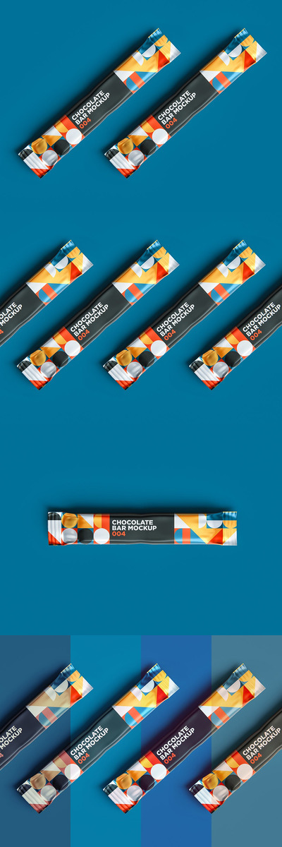 巧克力棒食品设计模型004 (PSD)