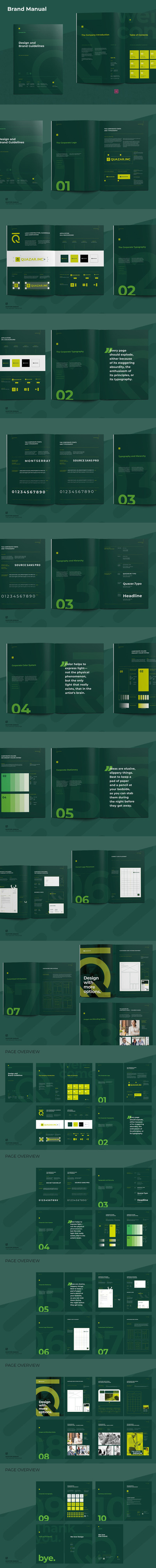 时尚高端专业的高品质品牌手册VI设计模板