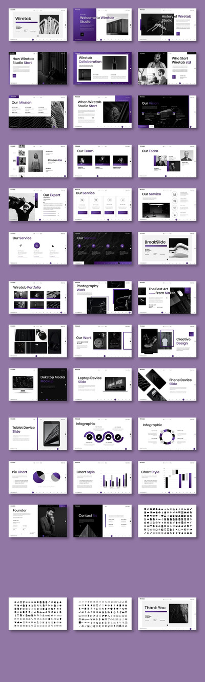 Wiretab – 业务演示文稿模板 (PPTX)