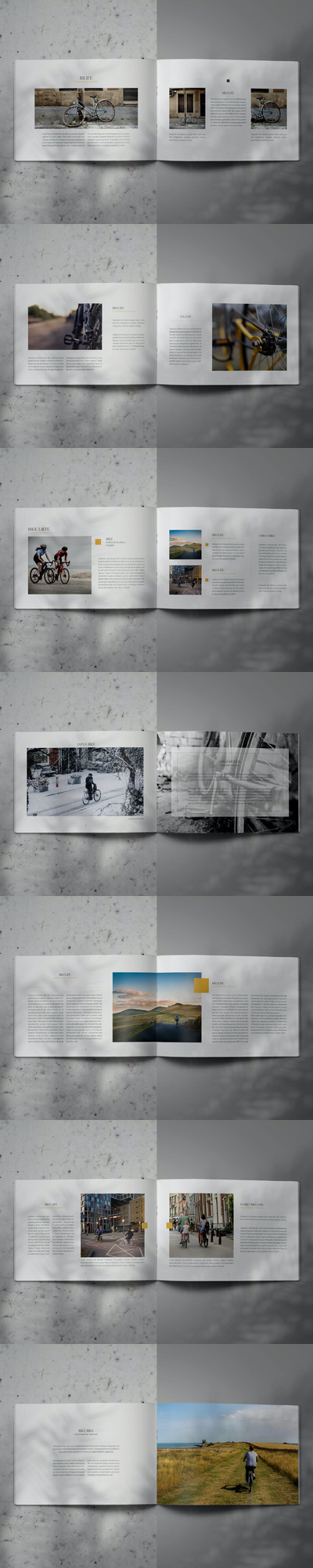 BIKELIFE - Indesign企业图册设计模板(INDD)