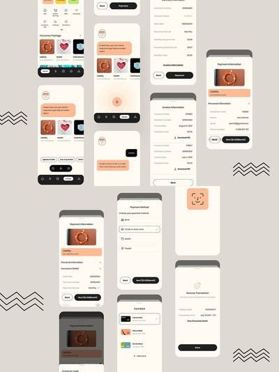 保险移动应用程序模板 (FIG)