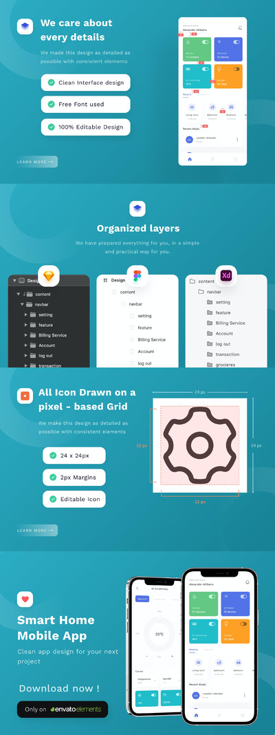 智能居家 Home APP Ui