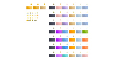sketch打造各个级别的会员等级矢量徽章图标