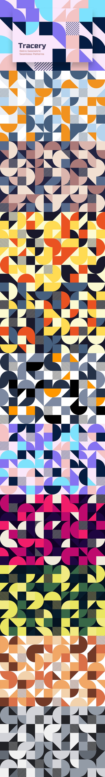 时尚高端抽象集合无缝背景底纹纹理集合-AI，EPS，JPG，PNG