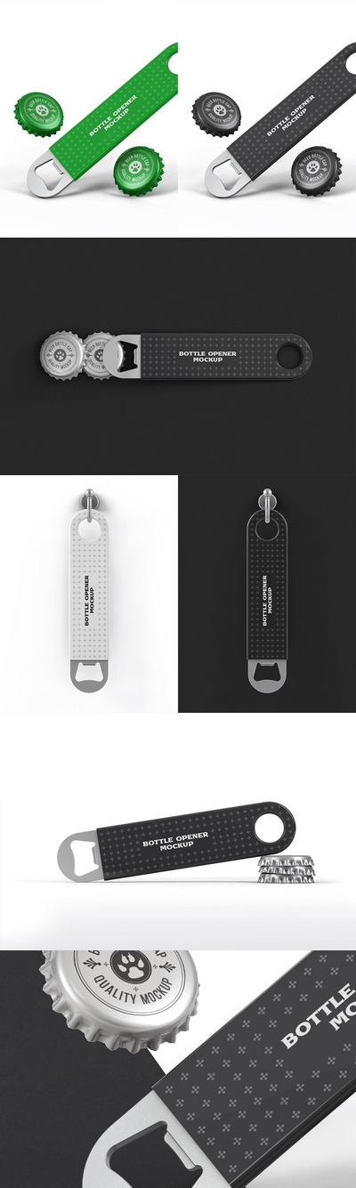 啤酒开瓶器设计模型 (PSD)