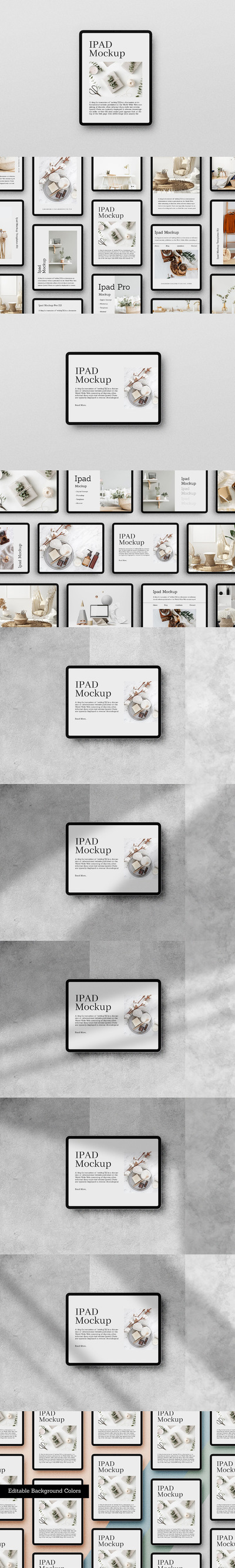 Ipad Pro页面产品设计样机(PSD)