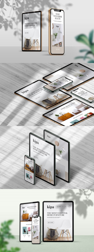 手机和iPad平板产品样机Vol.2 (PSD)
