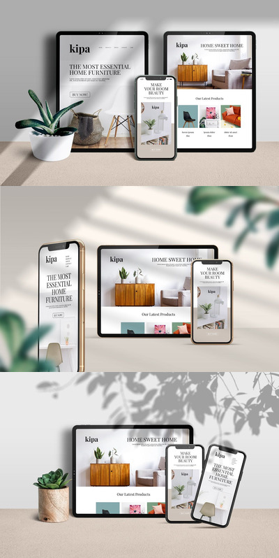 高端手机与平板产品样机 Vol.1 (PSD)