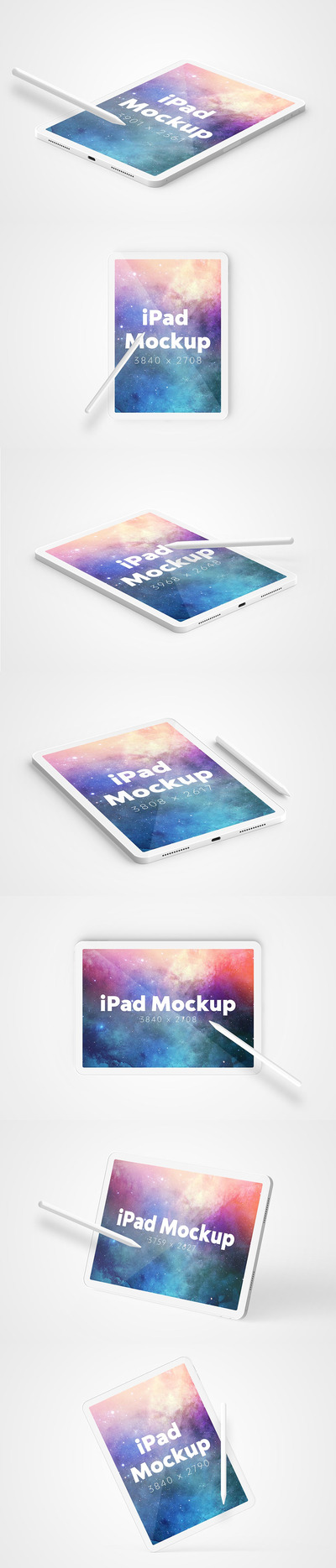 iPad产品展示样机 (PSD)