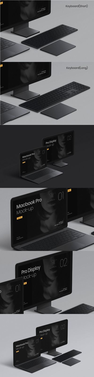 时尚高端简约专业的高品质UI样机展示模型mockups