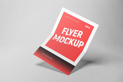 简约好用的海报宣传单VI设计样机展示模型mockups