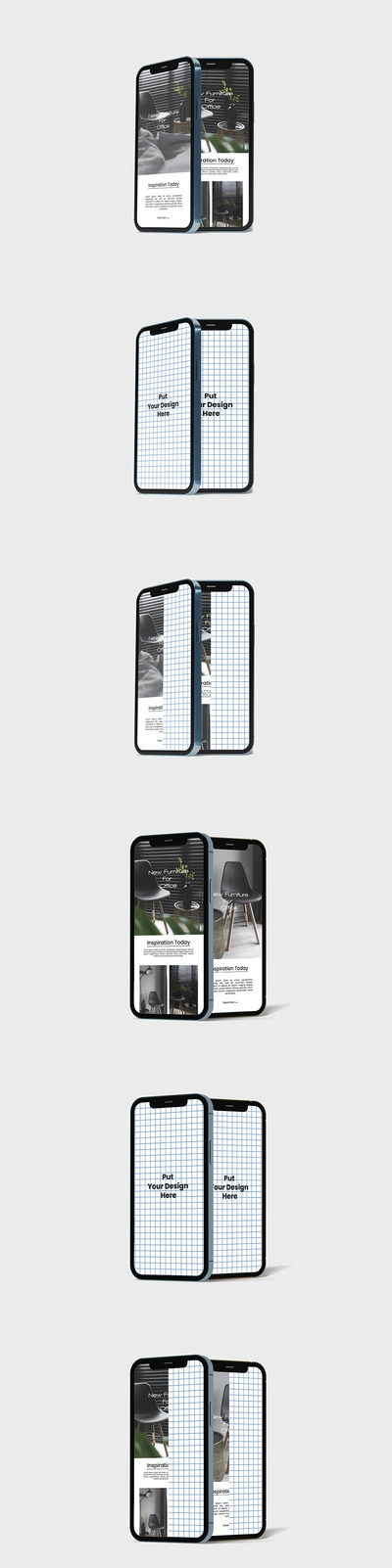 iPhone 12 Pro手机产品样机 (PSD,PDF)