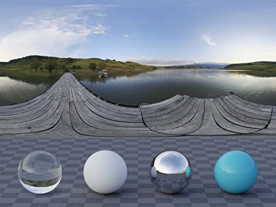 房地产必备的湖边常见HDRI光线贴图下载（hdr,8K级）