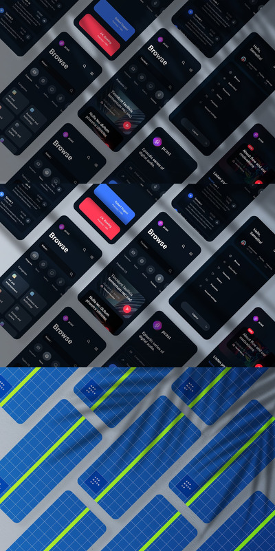 APP UI设计展示样机 (PSD)