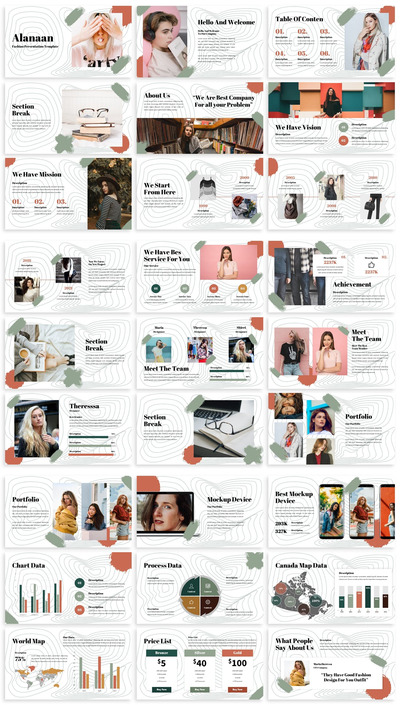 Alanaan - 创意谷歌幻灯片模板 (PPTX)