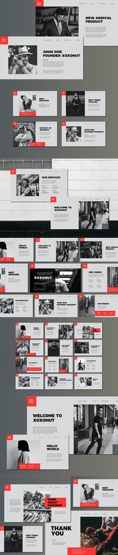 个性时尚ppt设计模板 (PPT,PPTX)