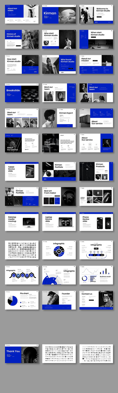 Kirman – 商务ppt设计模板 (PPTX)