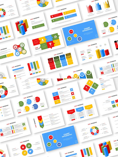 图表信息图Powerpoint模板(PPT,PPTX)