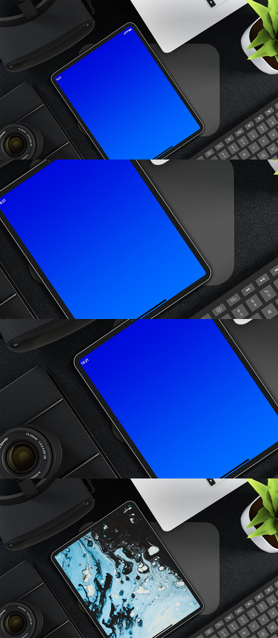 iPad Pro展示背景模型(PSD)