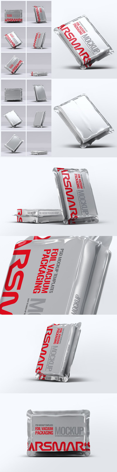 铝箔真空包装模型 (PSD)