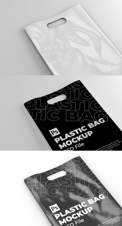 高端的塑料袋模型Vol.02 (PSD)