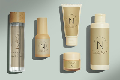 美容护肤套装产品样机 (PSD)