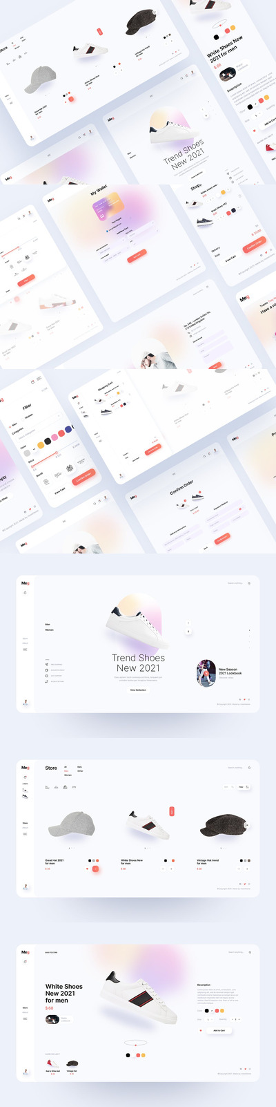 时尚服饰配件电商APP Ui模板 (FIG,XD,PSD)