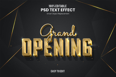 高品质的土豪金色3D立体字图层样式