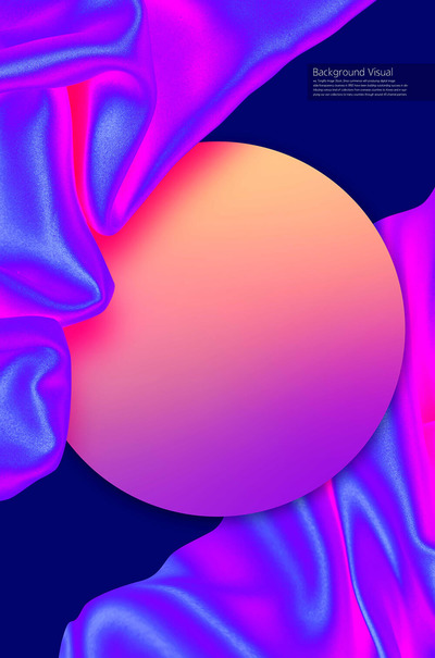 全息渐变抽象视觉背景图素材 (psd)
