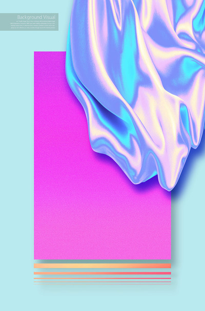 抽象渐变全息纹理视觉背景图素材 (psd)