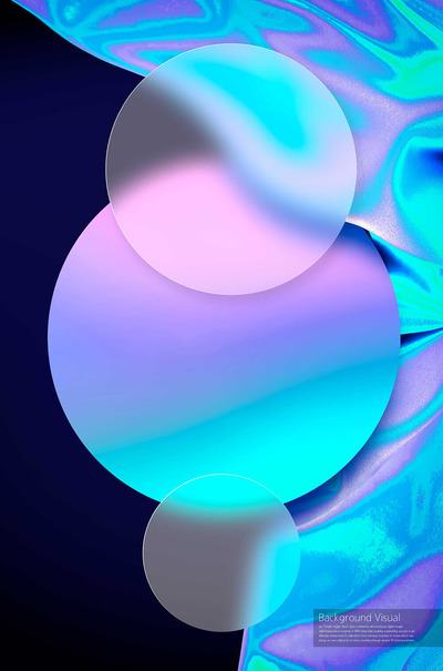 青蓝色渐变抽象纹理视觉背景图素材 (psd)