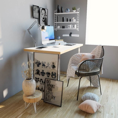 简洁的书桌椅3D模型（OBJ,FBX,MAX）