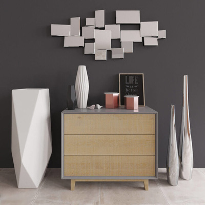 抽屉柜周围装饰组合3D模型（OBJ,FBX,MAX）