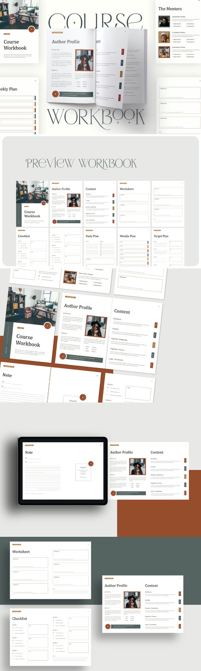 高品质多用途的课程作业表工作计划表格设计模板