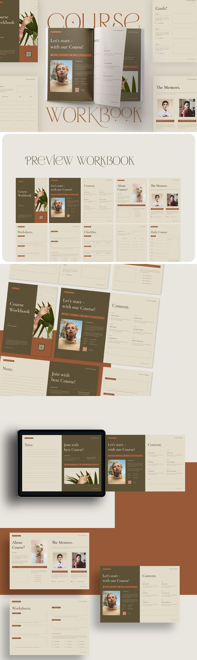 高品质多用途的课程作业表工作计划表格设计模板-2