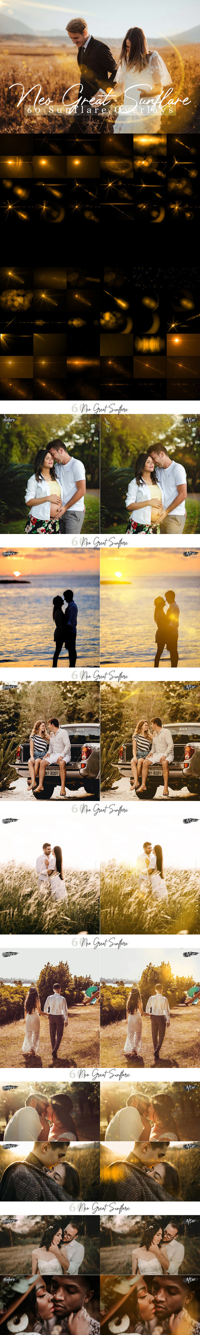 太阳光线浪漫摄影照片叠层素材 (png)