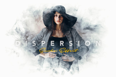 烟雾PS照片特效样式Smoke Explosion Photo Effect (PSD)