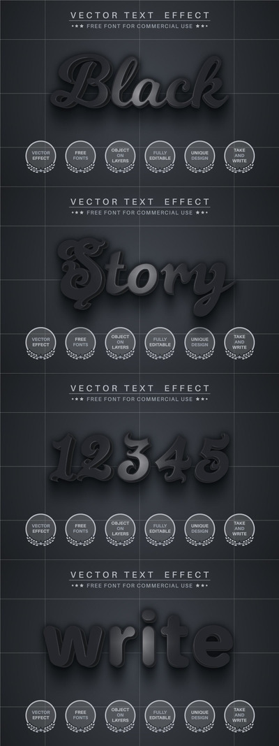 橡胶风格PS字体图层样式下载（PSD）