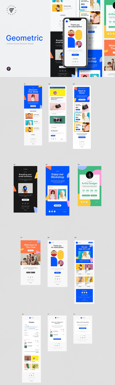 时尚高端简约清新多用途的高品质详情页banner设计模板-Figma