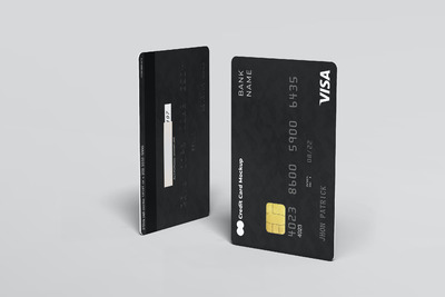 黑色信用卡高端样机(PSD)