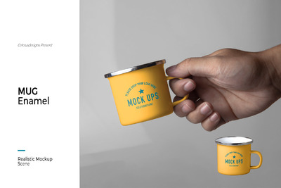 小搪瓷马克杯模型(PSD)