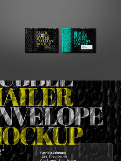 泡沫防水信封设计样机 (PSD)