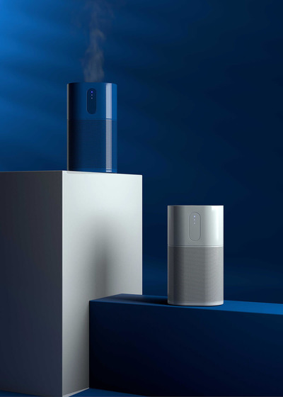 空气加湿器电商广告图设计模板 (psd)