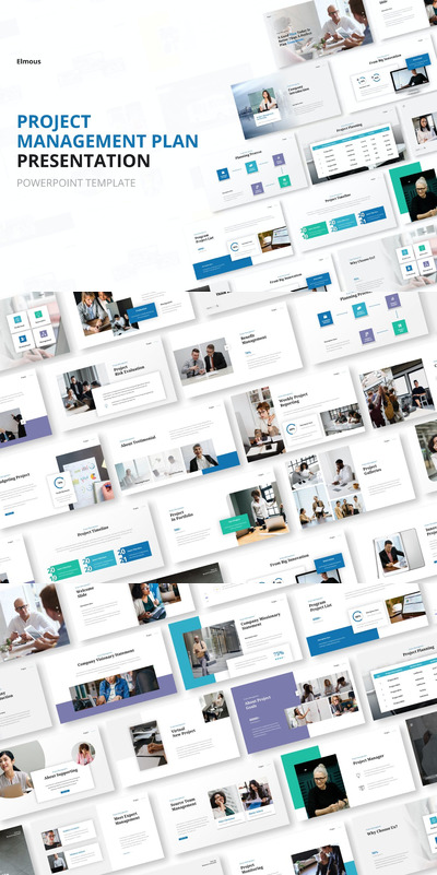 项目管理计划PowerPoint幻灯片演示模板（pptx）