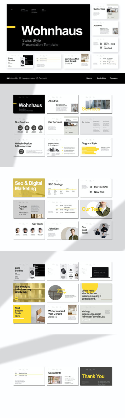 时尚高端优雅简约清新多用途的高品质powerpoint幻灯片演示模板（pptx）