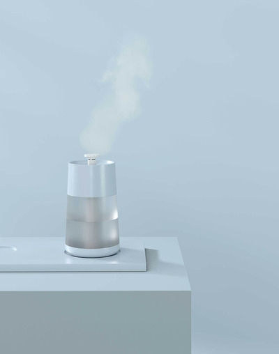 家用空气加湿器电商广告图设计模板 (psd)