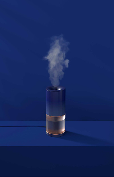 小型空气加湿器电商广告图设计模板 (psd)