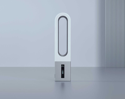 空气净化风扇电器电商广告图设计模板 (psd)