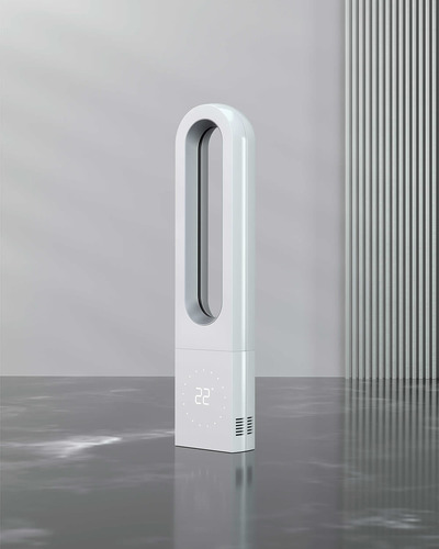 无叶空气净化风扇电商广告图设计模板 (psd)